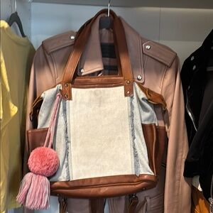 Nena & Co. Brown and Cream Backpack